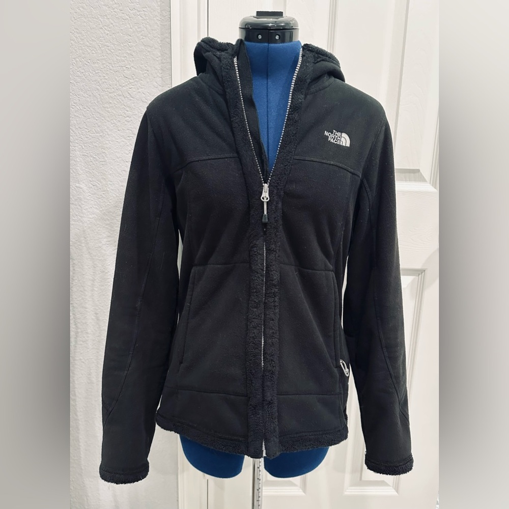 The North Face: Women’s Zip up, Hooded Jacket, Black, Medium